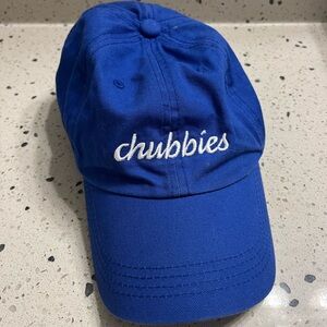 Blue chubbies hat